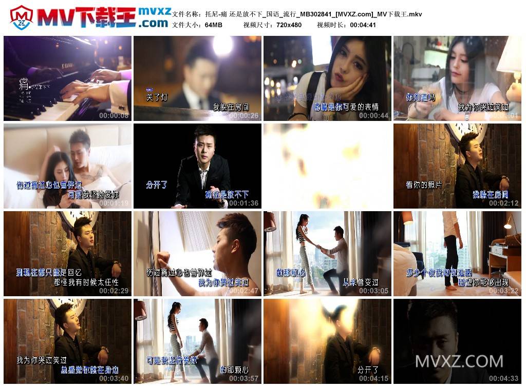 托尼-痛 还是放不下_国语_流行_MB302841
